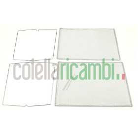 Kit filtri metallo 237x170x2,5mm cappa Faber Roblin 112.0157.246