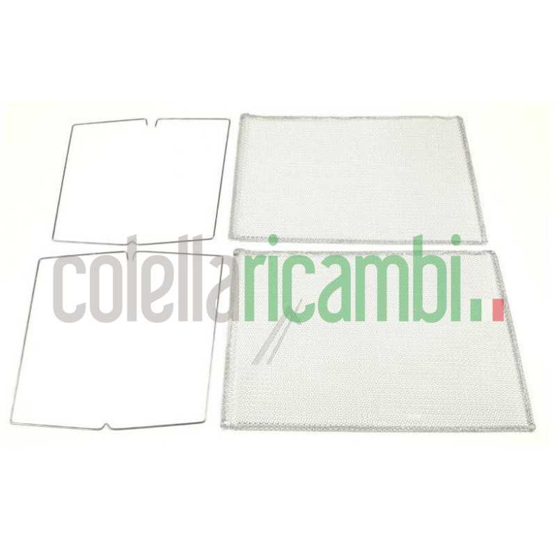 Kit filtri metallo 237x170x2,5mm cappa Faber Roblin 112.0157.246