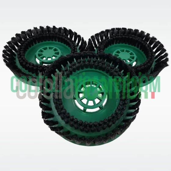 Vendita Tris Dischi Spazzole Setole Larghe Originali per Lucidatrice  Vorwerk Folletto PL510 PL511 PL512