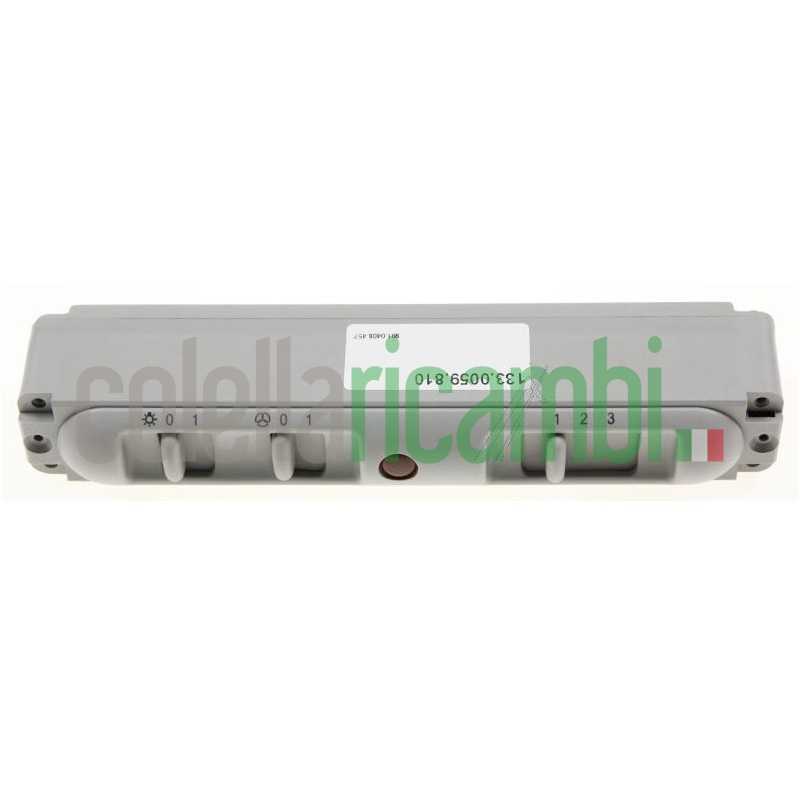 Slider cruscotto 3 velocità e luce completo per cappe Faber 133.0059.810