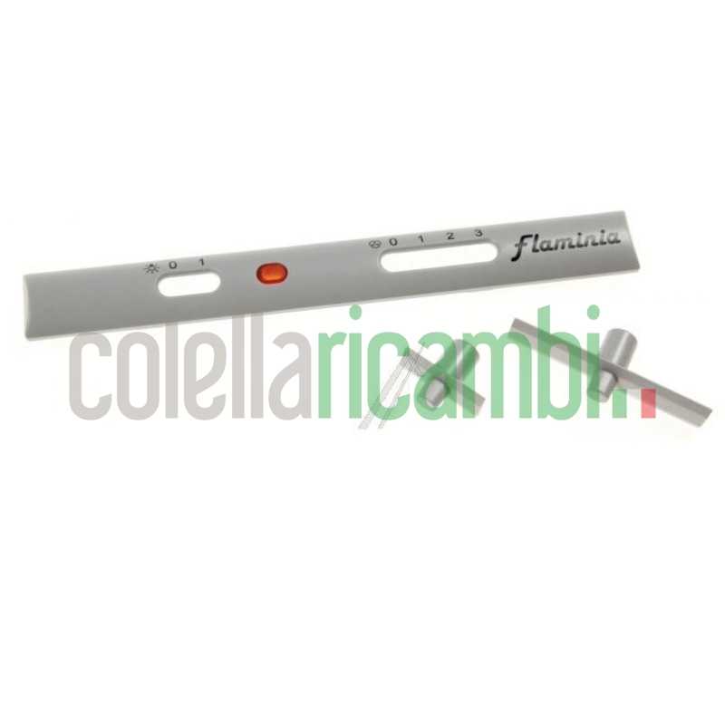 Slider cruscotto comandi cappa Flaminia 3 velocità e luce Faber 133.0068.173