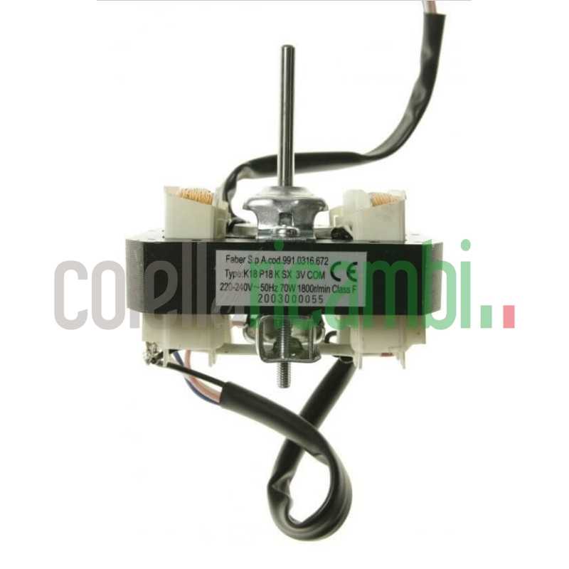 Motore cappa K18 P18 sinistro Faber Franke 400000127 133.0152.922