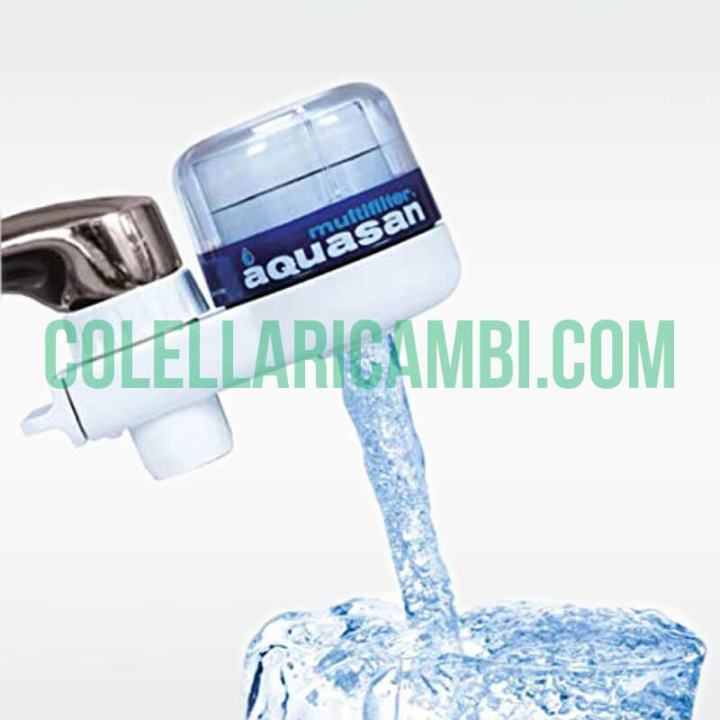 Aquasan Filtro Acqua Depuratore per Rubinetto Mod.0011 Compact Made In Italy