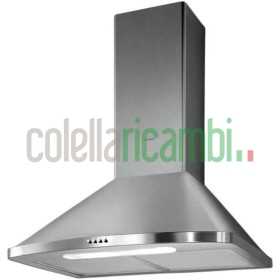 Cappa a parete con camino 90 cm, finitura acciaio inox, luce LED Elica PRF0187107