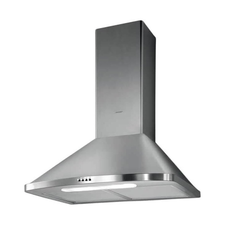 Cappa a parete con camino 90 cm, finitura acciaio inox, luce LED Elica PRF0187107