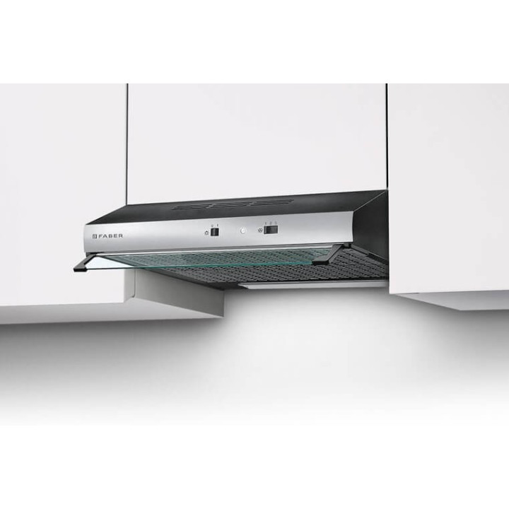 Cappa sottopensile 90cm nero/inox Faber TCH04 PLUS SS19A 741 300.0557.493