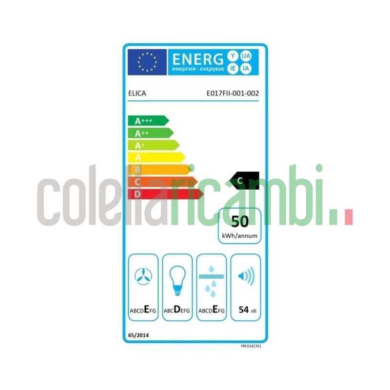 Cappa incasso 72cm argento Elica Era PRF0142701