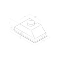 Cappa incasso 52cm bianco Elica Era C PRF0142716