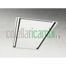 Cappa a soffitto da 100 cm bianca e cornice bianca Elica PRF0147727