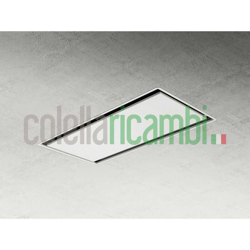 Cappa a soffitto da 100 cm bianca e cornice bianca Elica PRF0147727