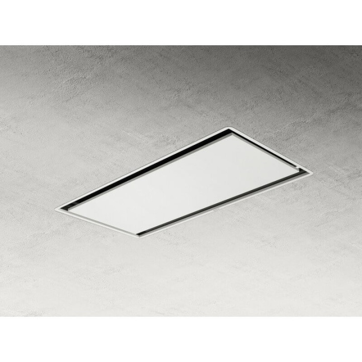 Cappa a soffitto da 100 cm bianca e cornice bianca Elica PRF0147727