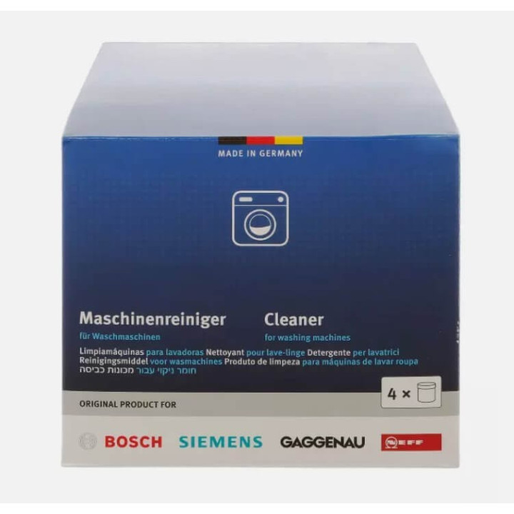 Detergente pulitore sgrassante lavatrice 200 gr. 4pz Bosch Siemens 00311928