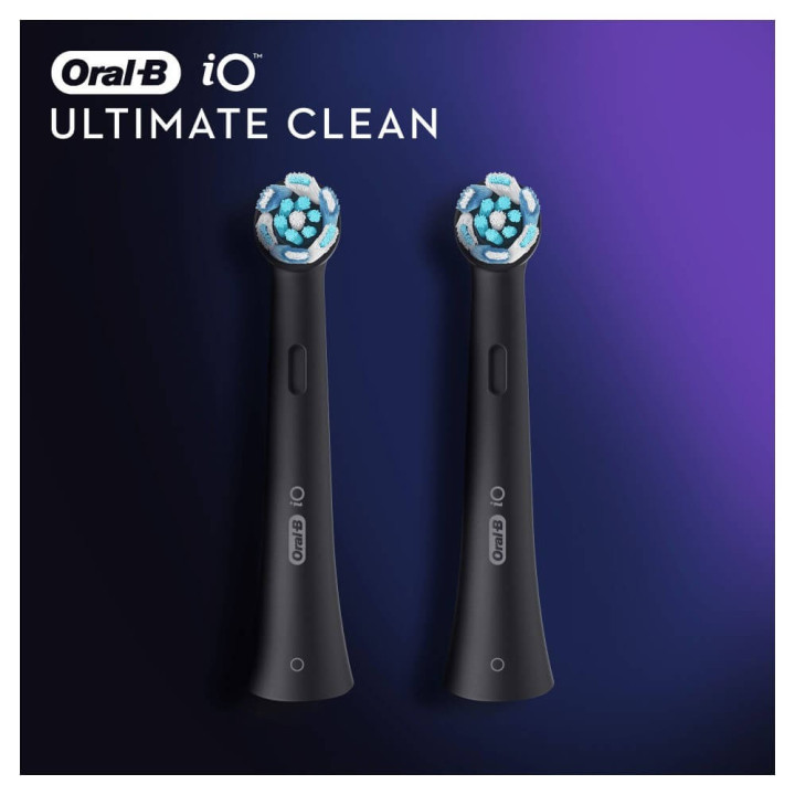 Oral-B iO Ultimate Clean iO Testine Di Ricambio nere 2 Pezzi Braun 80335625