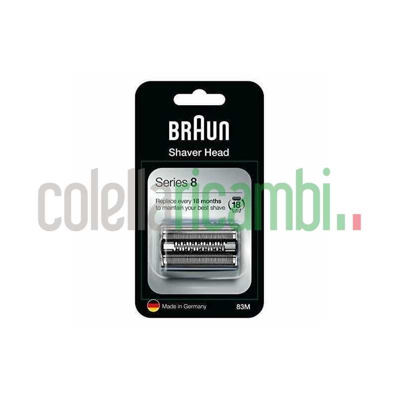 Testina 83M Kombipack rasoio elettrico Braun Series 8 81686533