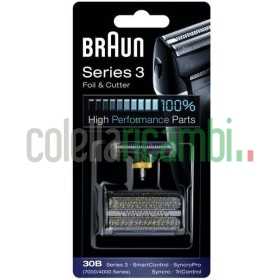 Testina lama blocco coltelli rasoio elettrico Braun Serie 3 81626278