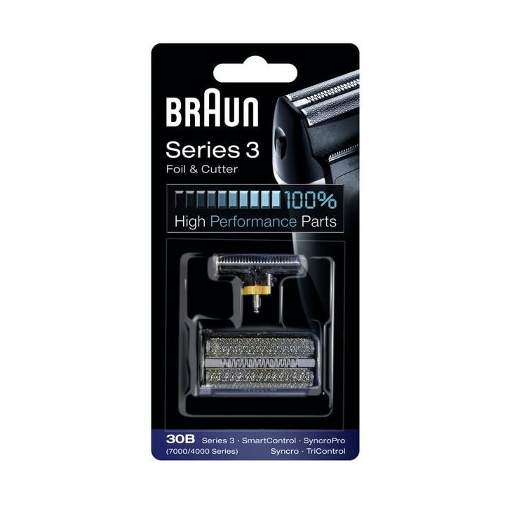 Testina lama blocco coltelli rasoio elettrico Braun Serie 3 81626278