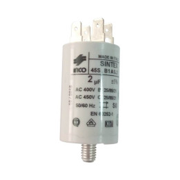 Condensatore universale 2µF per motori 00801004
