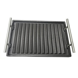 Bistecchiera In Ghisa 30X20 C-Maniglie universale 36101001