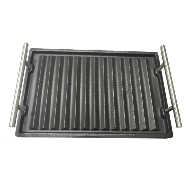 Bistecchiera In Ghisa 30X20 C-Maniglie universale 36101001