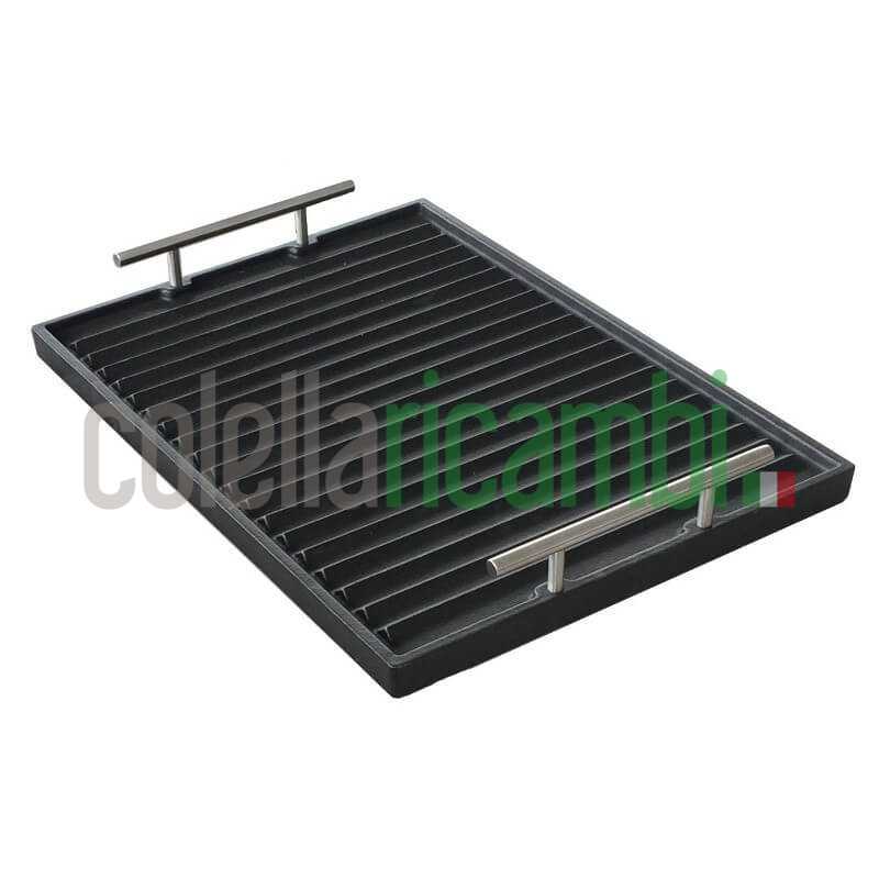 Bistecchiera In Ghisa 43X30 C-Maniglie universale 36101002