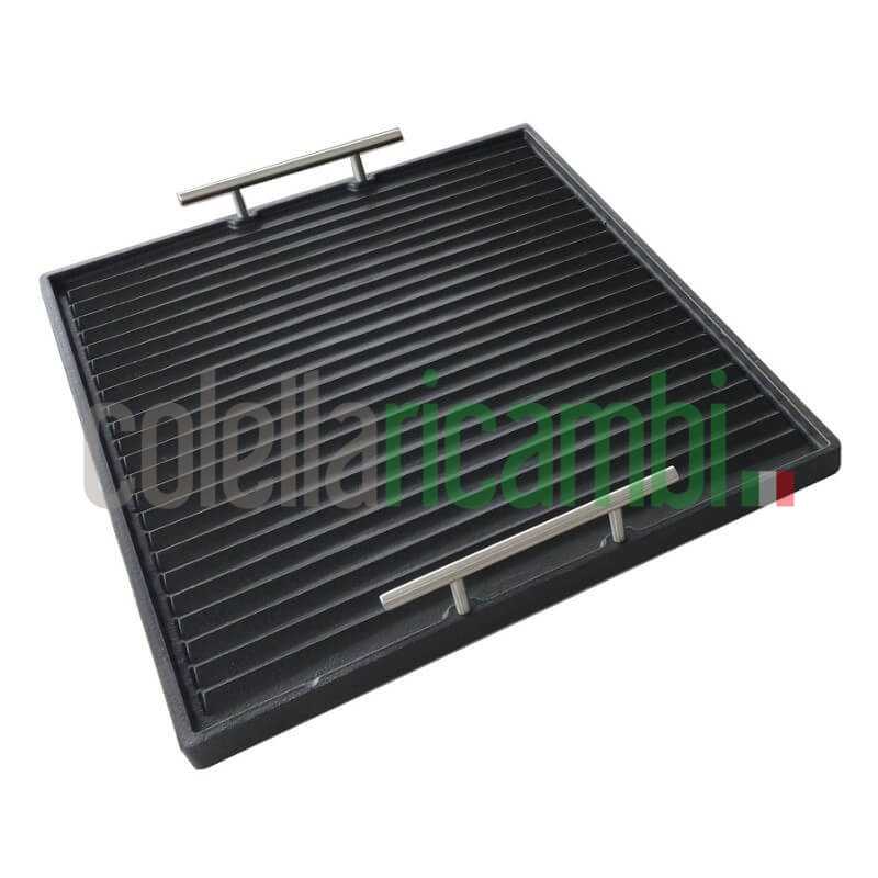 Bistecchiera In Ghisa 50X40 C-Maniglie universale 36101003