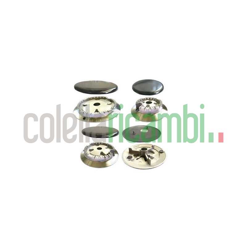 Kit completo bruciatori e piattelli 4 fuochi cucina a gas Whirlpool BB2565