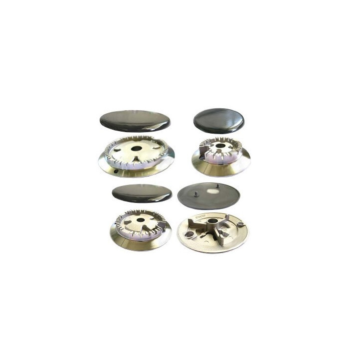 Kit completo bruciatori e piattelli 4 fuochi cucina a gas Whirlpool BB2565