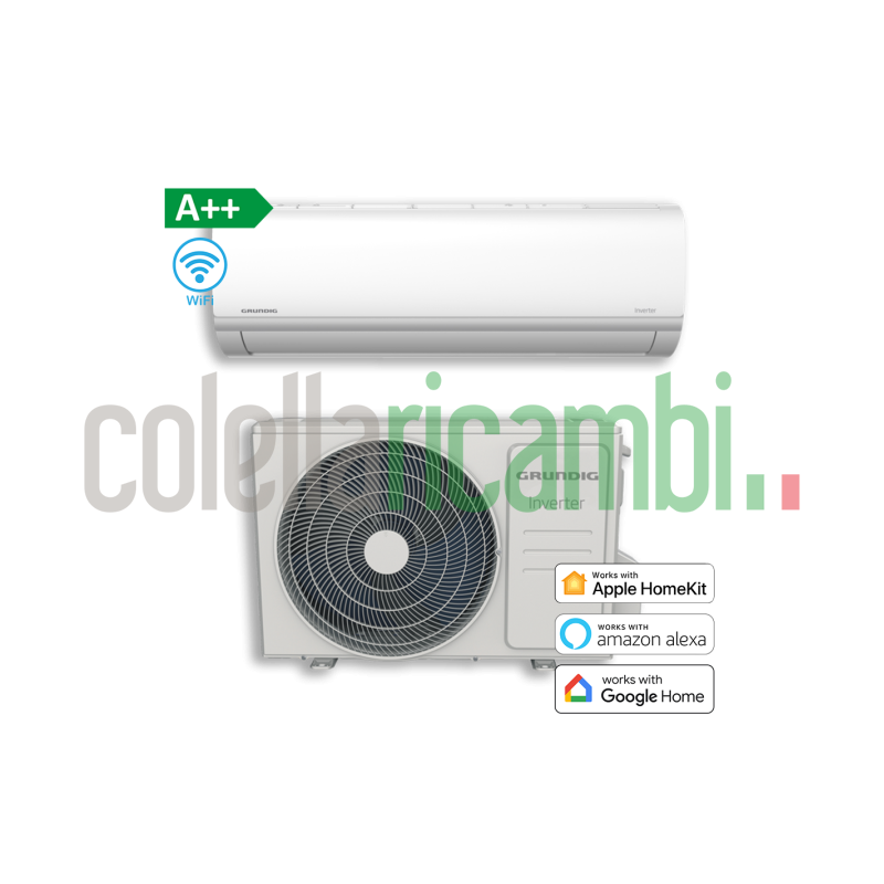 Condizionatore GEHPM 12000 BTU Monosplit Inverter in R32 Wifi intergato Grundig GEHPM121