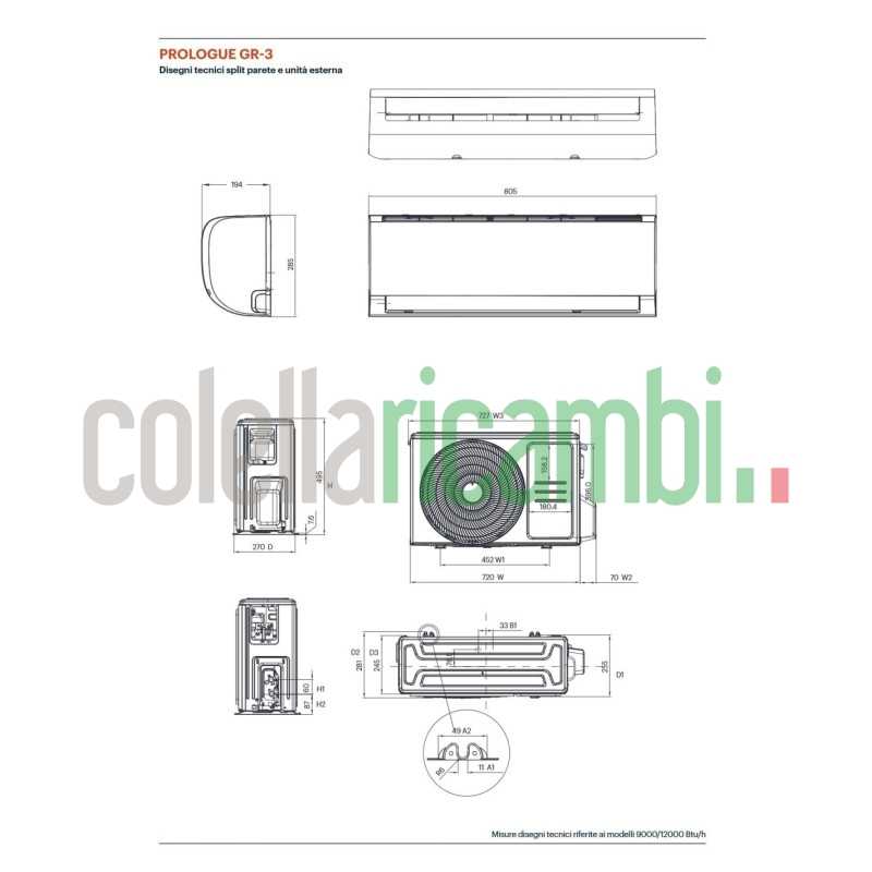 Condizionatore 18000 Wifi A++ Grundig Prologue GR-3 GEHPM181