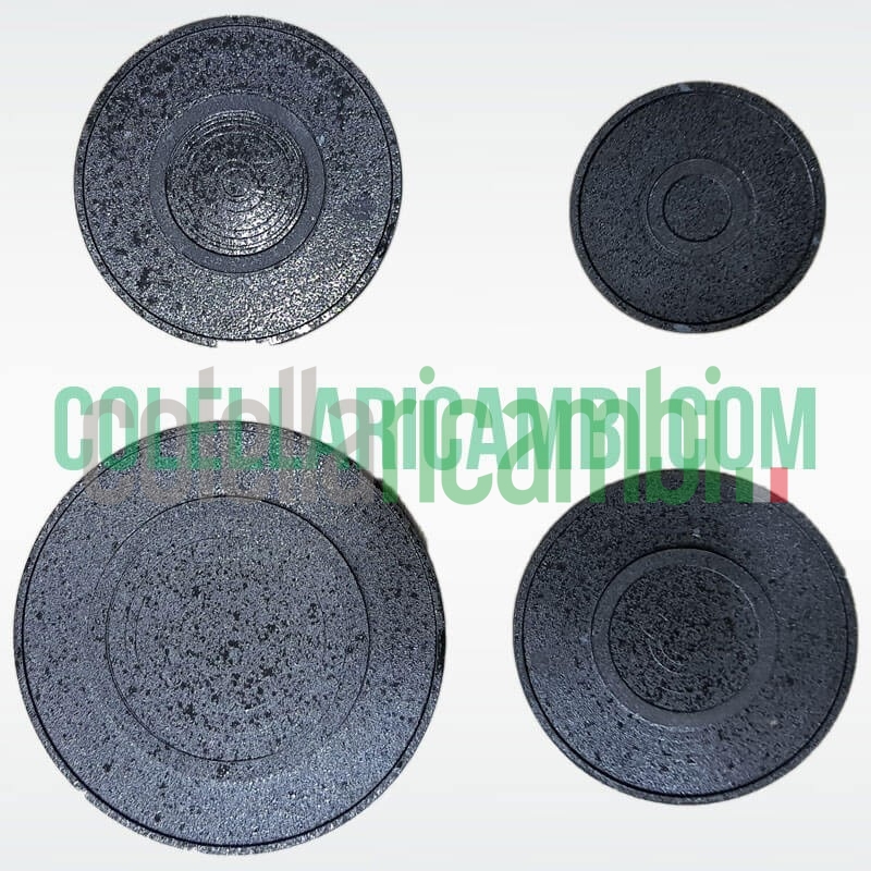 Kit Completo Bruciatori e Piattelli Ariston Nardi Indesit 4 Fuochi Cucina A Gas 390CU012