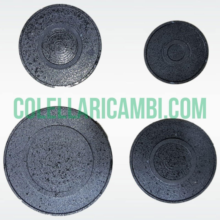 Kit Completo Bruciatori e Piattelli Ariston Nardi Indesit 4 Fuochi Cucina A Gas 390CU012