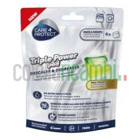 CARE + PROTECT Triple Power Pod anticalcare e sgrassanti per lavatrice/lavastoviglie Hoover 35602815