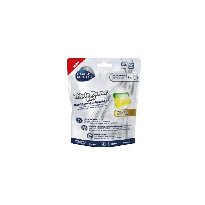 CARE + PROTECT Triple Power Pod anticalcare e sgrassanti per lavatrice/lavastoviglie Hoover 35602815