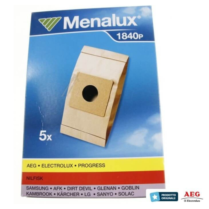 Vendita Confezione sacchetti aspirapolvere 1840P Menalux 9002561109
