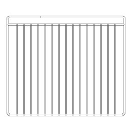 Griglia grill 422,8x347x20.3mm Electrolux 8583546595023