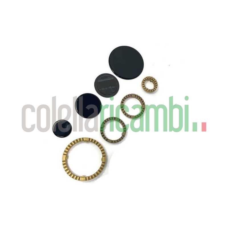 Kit completo spartifiamma e piattelli Indesit 4 fuochi cucina a gas Ariston SS0228