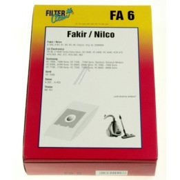 Sacchetti aspirapolvere 5pz FILTERCLEAN