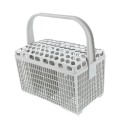 Cestello portaposate completo di colore grigio chiaro per lavastoviglie Electrolux 1525593008