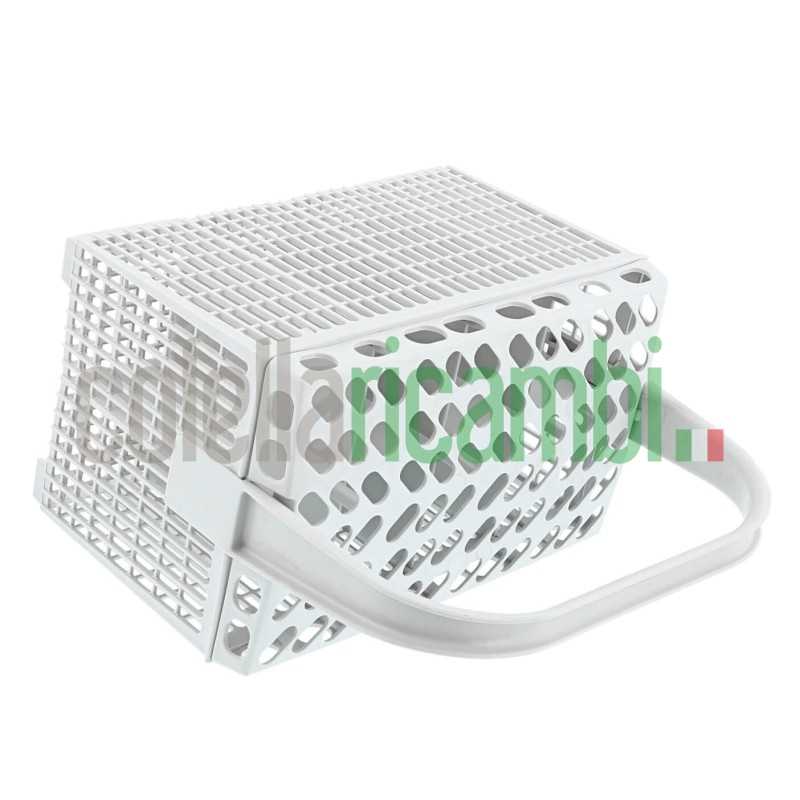 Cestello portaposate completo di colore grigio chiaro per lavastoviglie Electrolux 1525593008