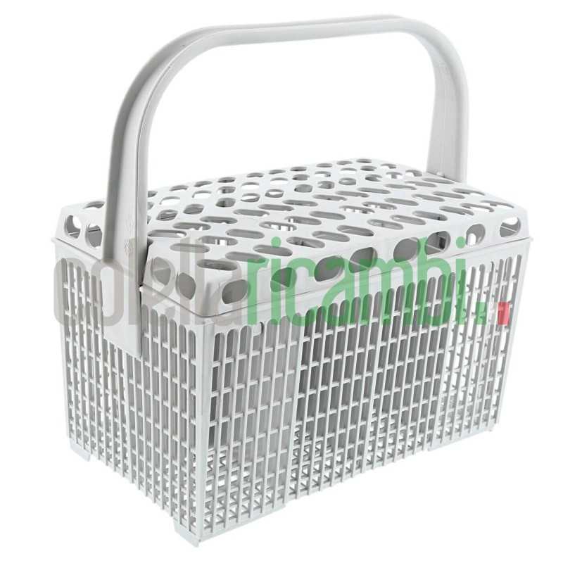 Cestello portaposate completo di colore grigio chiaro per lavastoviglie Electrolux 1525593008