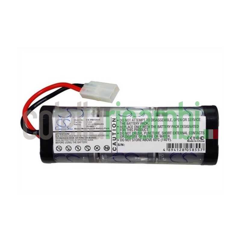 Batteria aspirapolvere NI-MH 7,2V-3600MAH