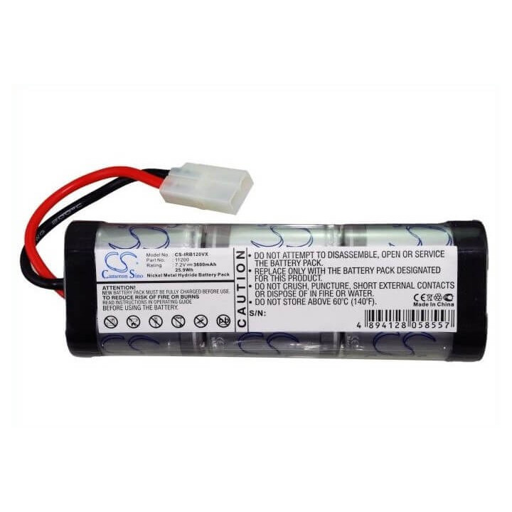 Batteria aspirapolvere NI-MH 7,2V-3600MAH