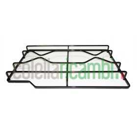 Griglia in piattina smaltata nera 2 fuochi piano cottura Ariston