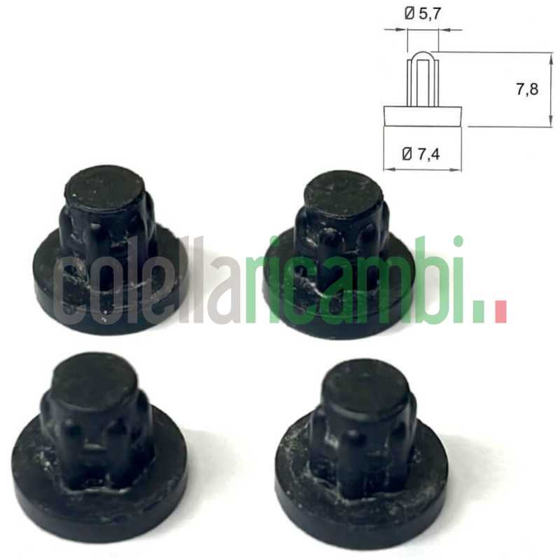 Kit 4pz piedini in gomma piano cottura Foster P0020