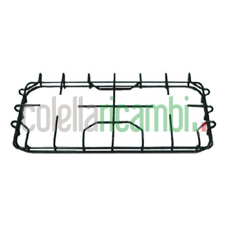 Griglia 2 fuochi smaltata nera lucida piano cottura P5552