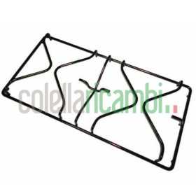 Griglia in piattina smaltata nera 2 fuochi Whirlpool Ignis P2560