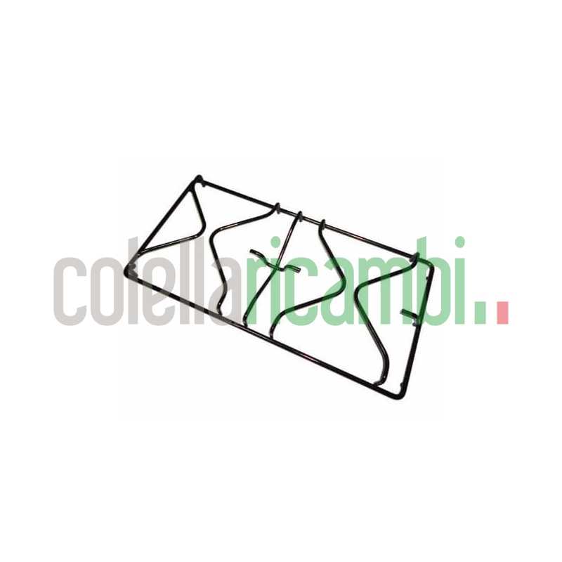 Griglia in piattina smaltata nera 2 fuochi Whirlpool Ignis P2560