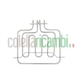 Resistenza grill forno 2500 WATTS / 220 V. 365x383 Int 24/100 - STAFFA 150 mm