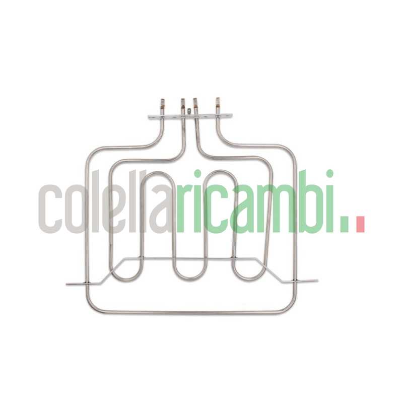 Resistenza grill forno 2500 WATTS / 220 V. 365x383 Int 24/100 - STAFFA 150 mm