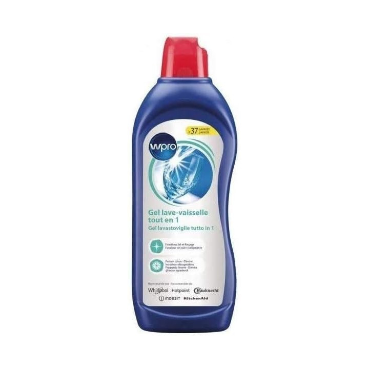 Wpro gel753 - Gel 3 in 1 per lavastoviglie 484010678152